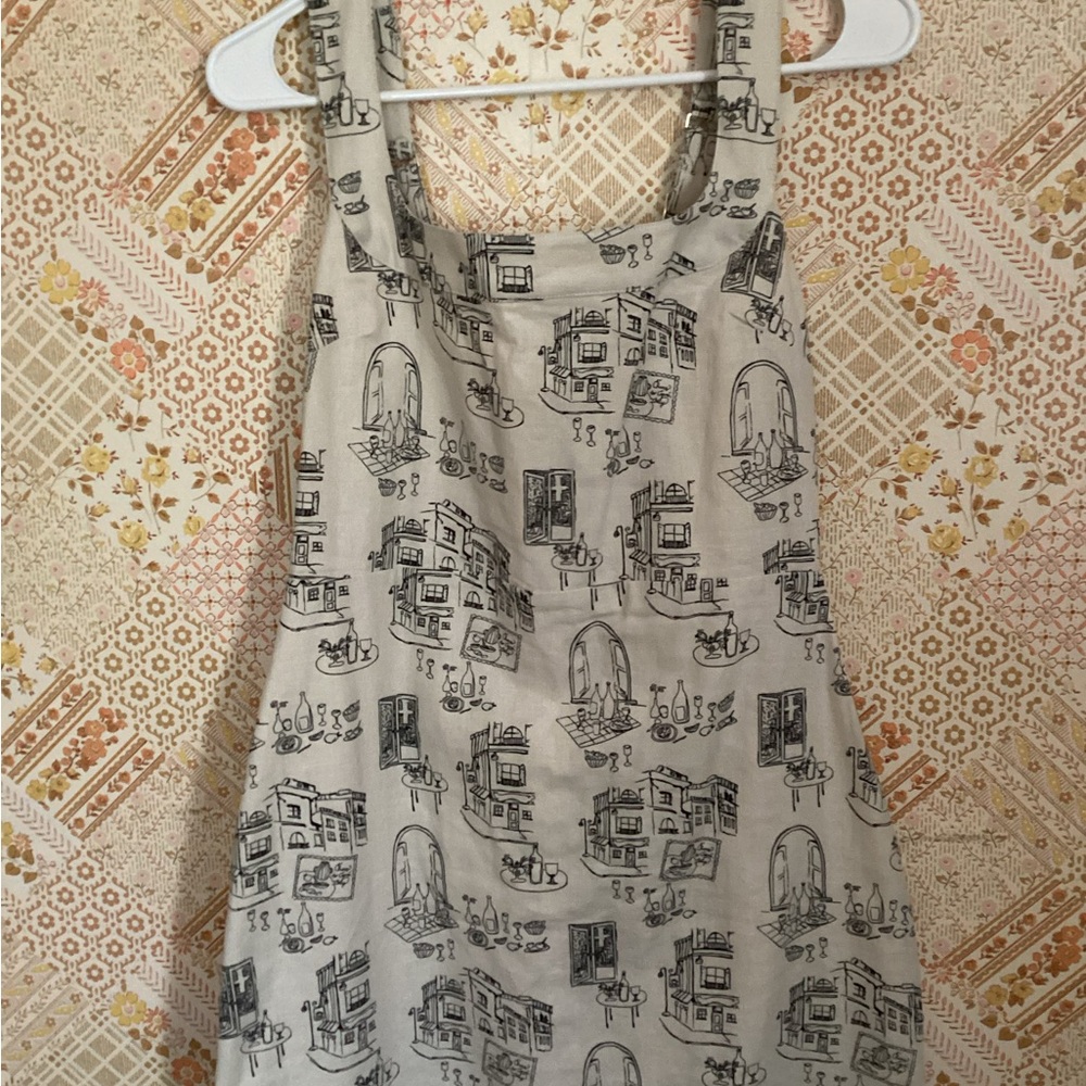 Gray Printed Sleeveless Top